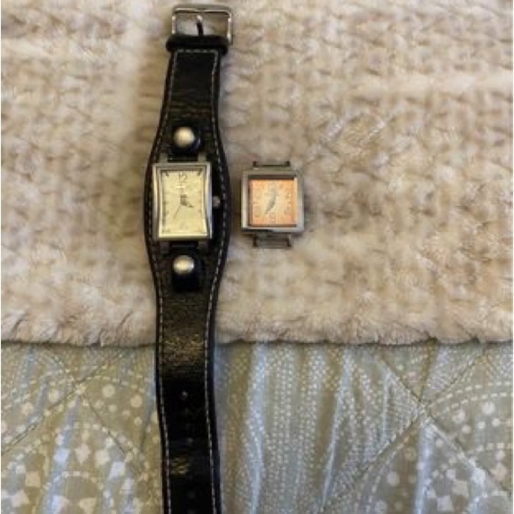 Woman’s Fossil watch with extra face